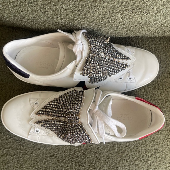 ❤️ GUCCI New Ace Bow Lace Patch ❤️ - Picture 4 of 10